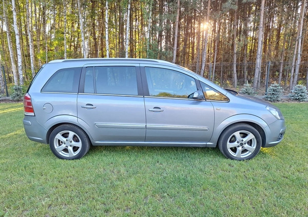 Opel Zafira cena 14300 przebieg: 195678, rok produkcji 2005 z Białobrzegi małe 106